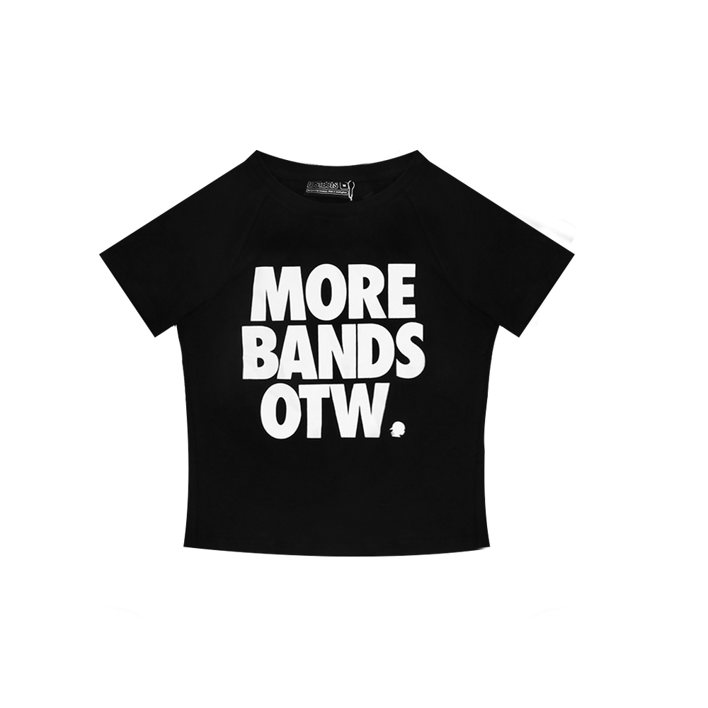 MORE BANDS BLACK CROP