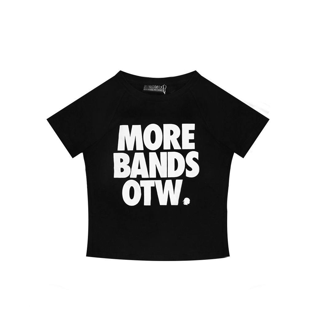 MORE BANDS BLACK CROP