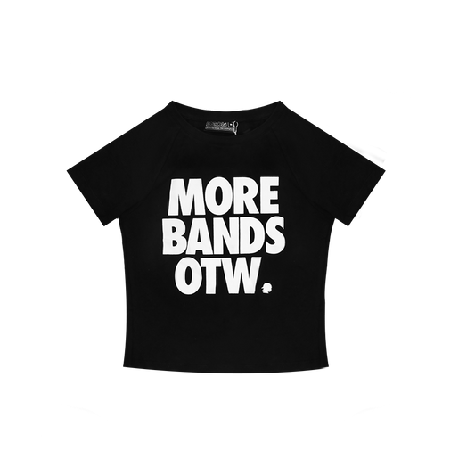 MORE BANDS BLACK CROP