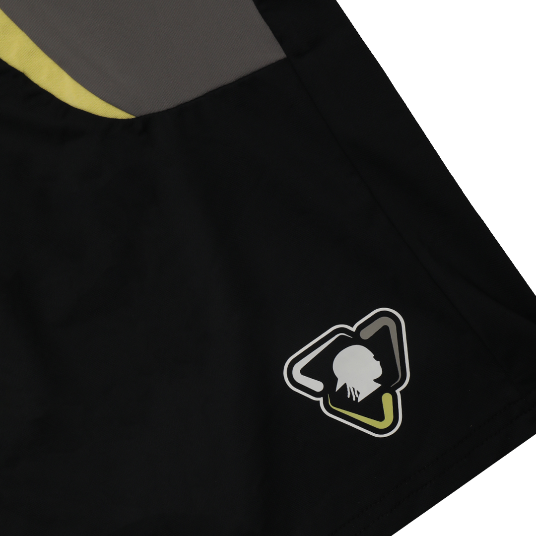 SHORT TRI-FIT NOIR/JAUNE
