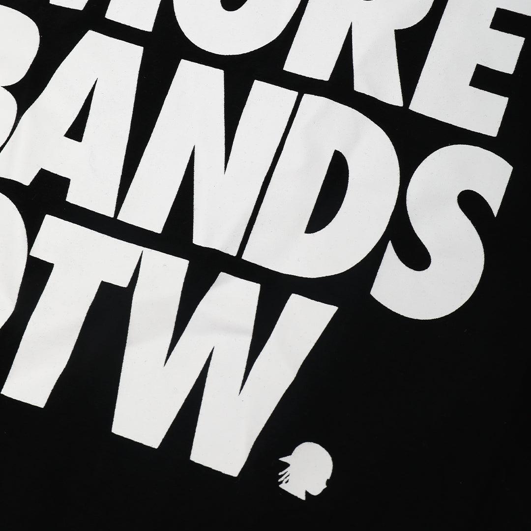 MORE BANDS BLACK CROP