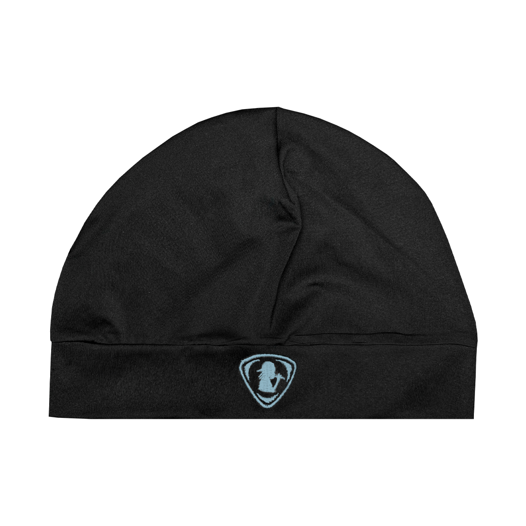 BLUE AND BLACK WAVE CAP