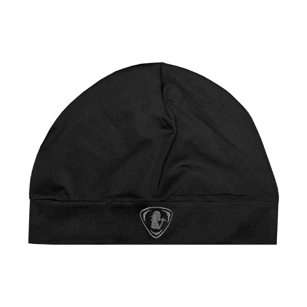 BLACK AND SILVER WAVE CAP