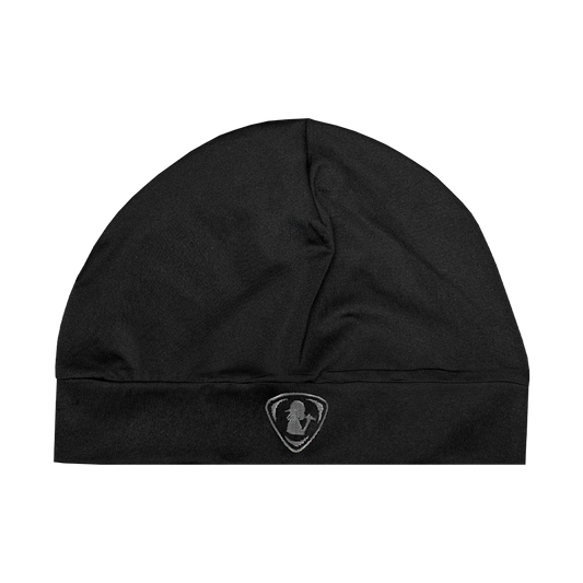 BLACK AND SILVER WAVE CAP