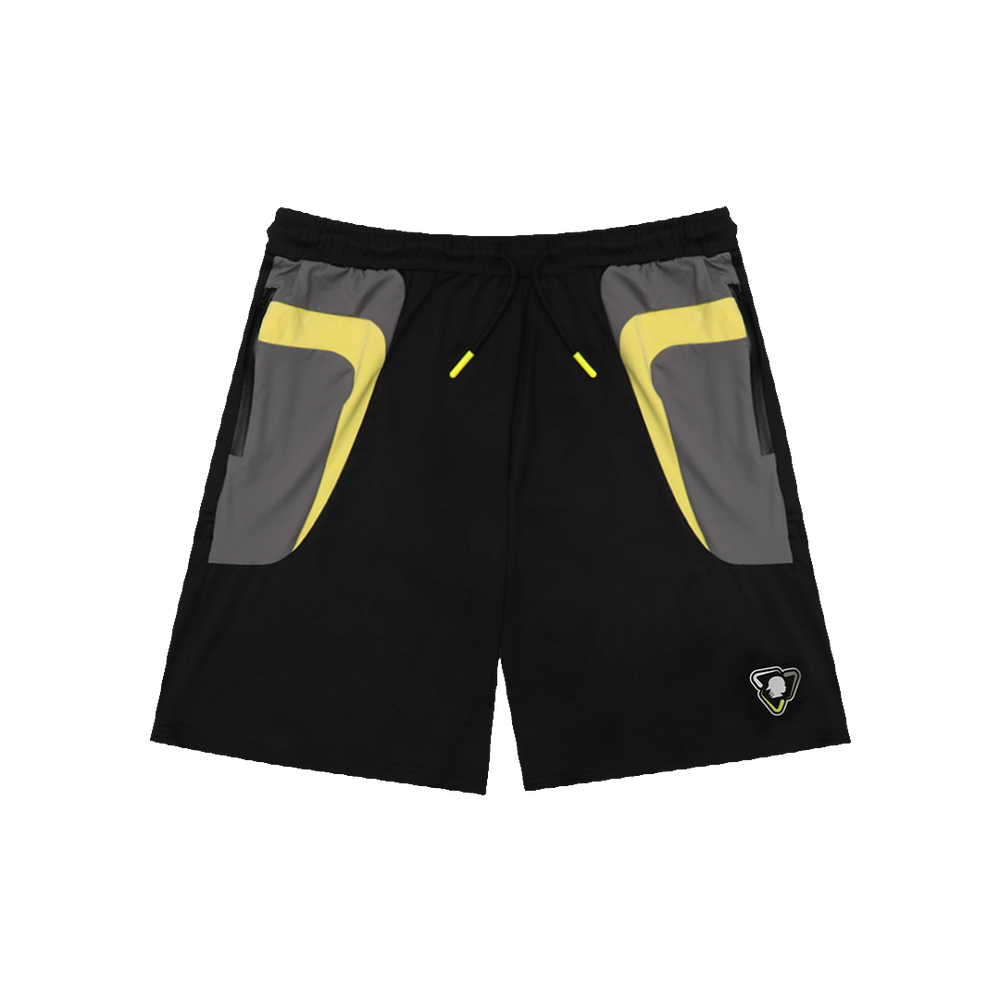 BLACK/YELLOW TRI-FIT SHORTS