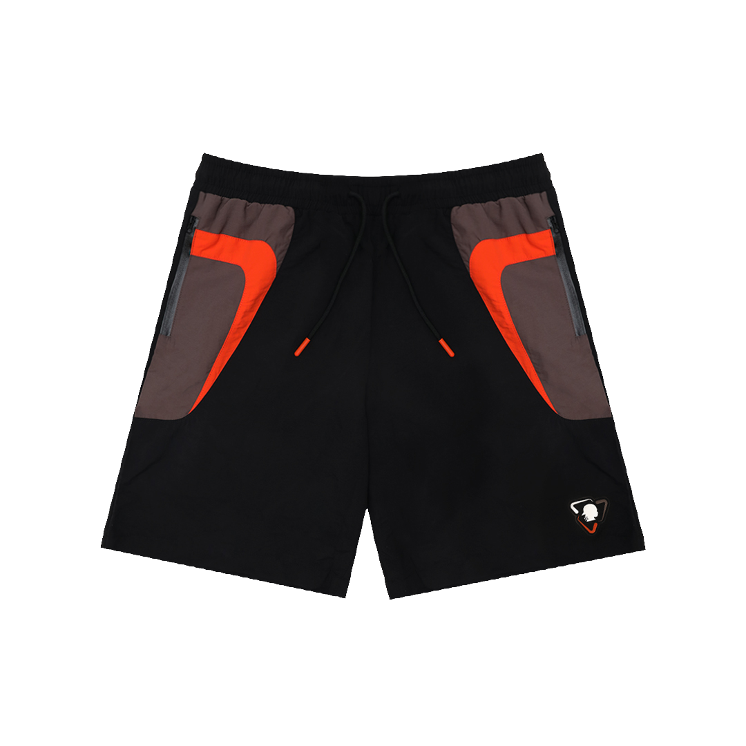 BLACK/ORANGE TRI-FIT SHORTS