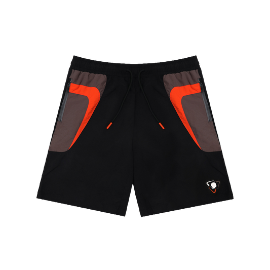 BLACK/ORANGE TRI-FIT SHORTS