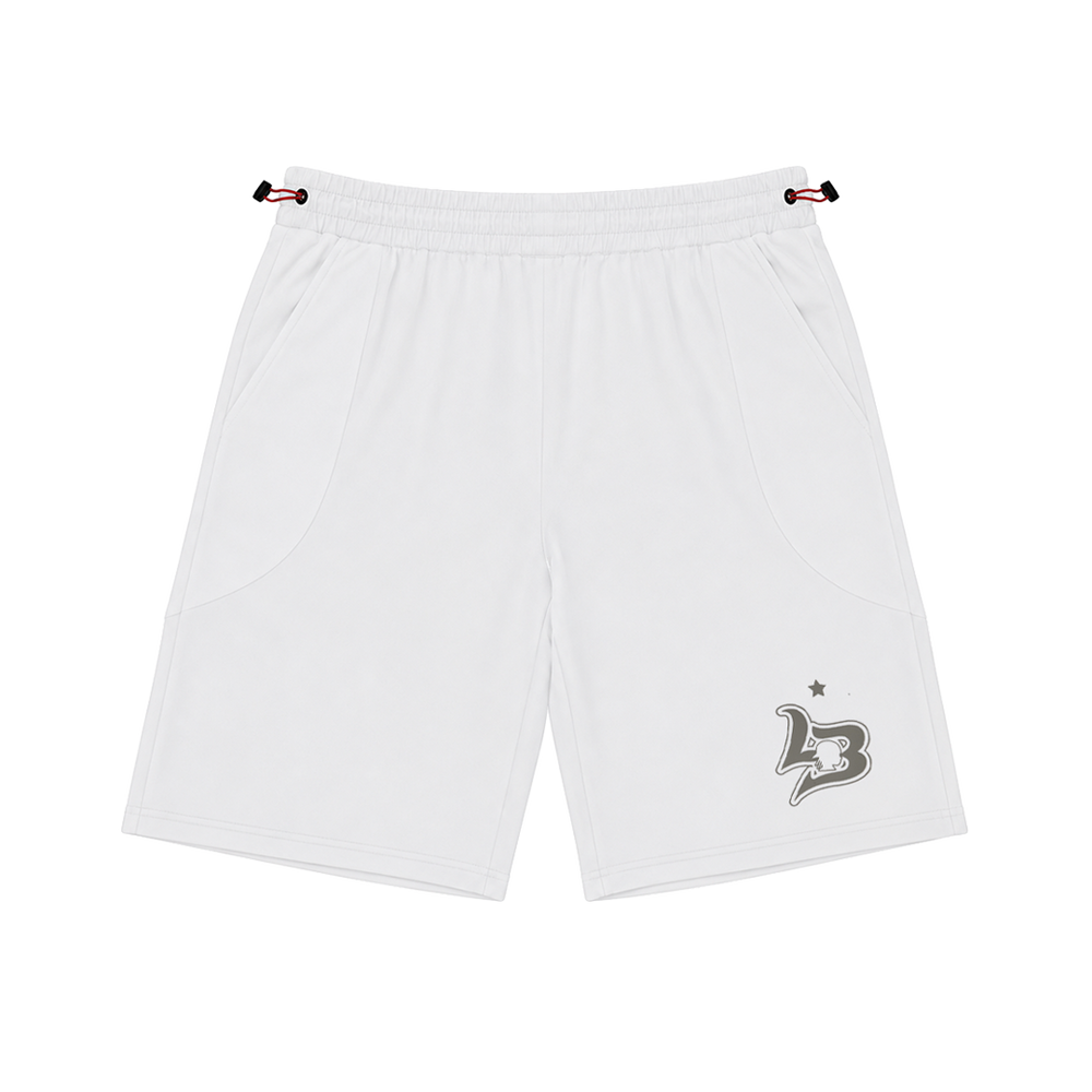 SPORTLIFE WHITE RED SHORTS