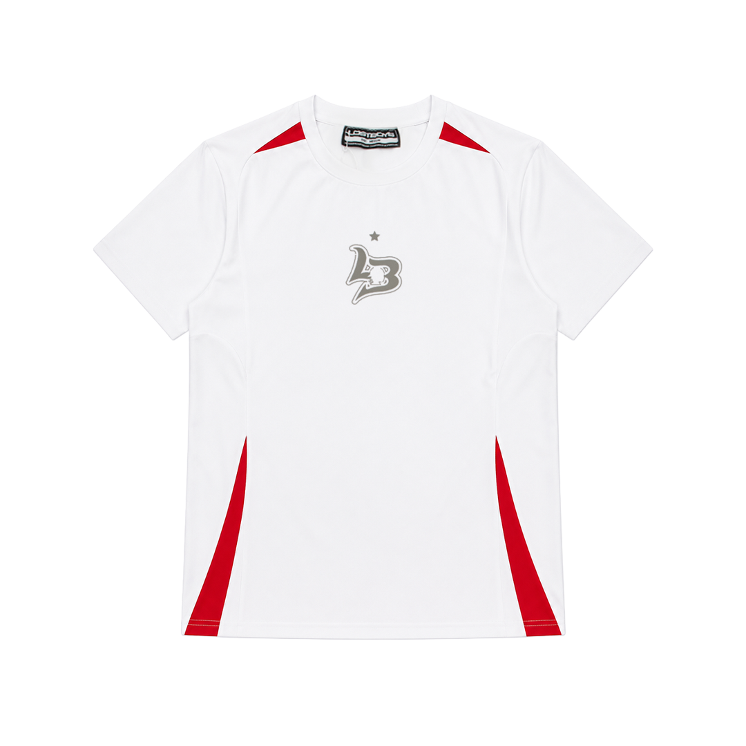 SPORTLIFE WHITE RED JERSEY