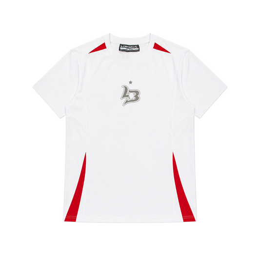 SPORTLIFE WHITE RED JERSEY