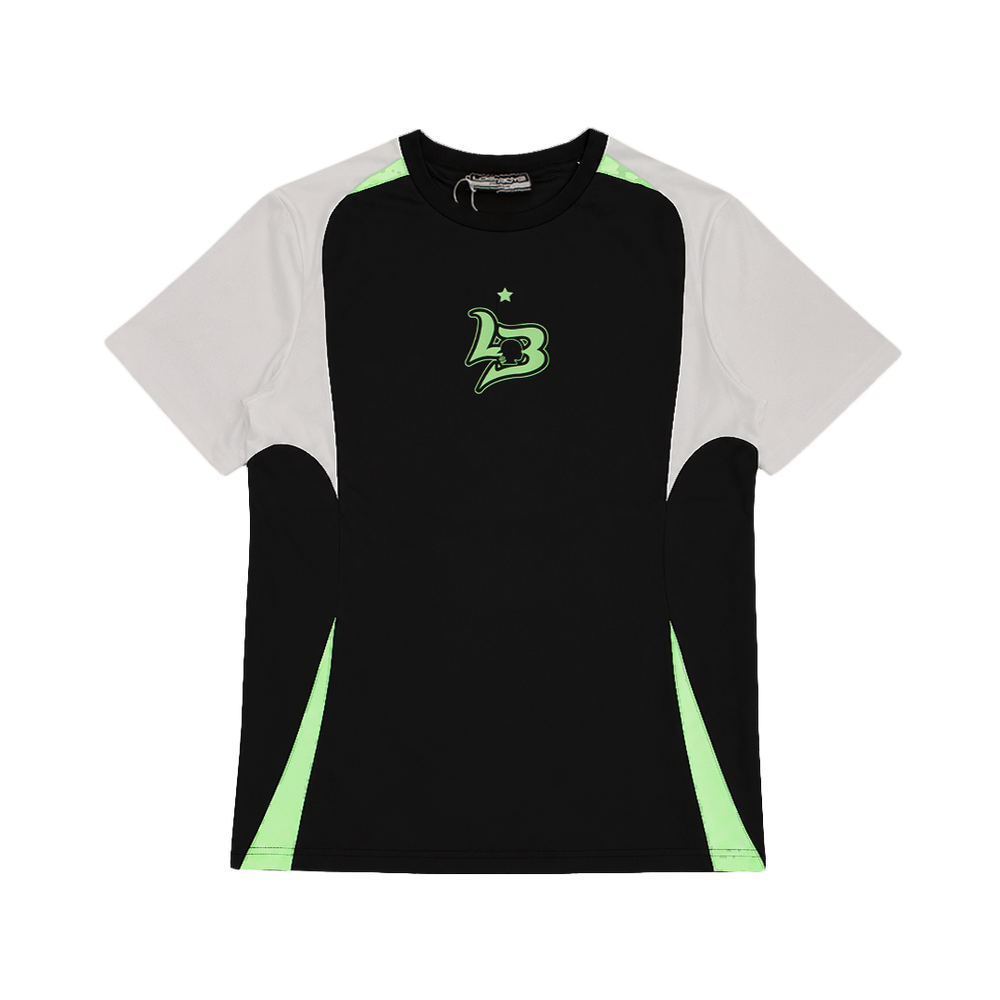 SPORTLIFE LIME BLACK JERSEY