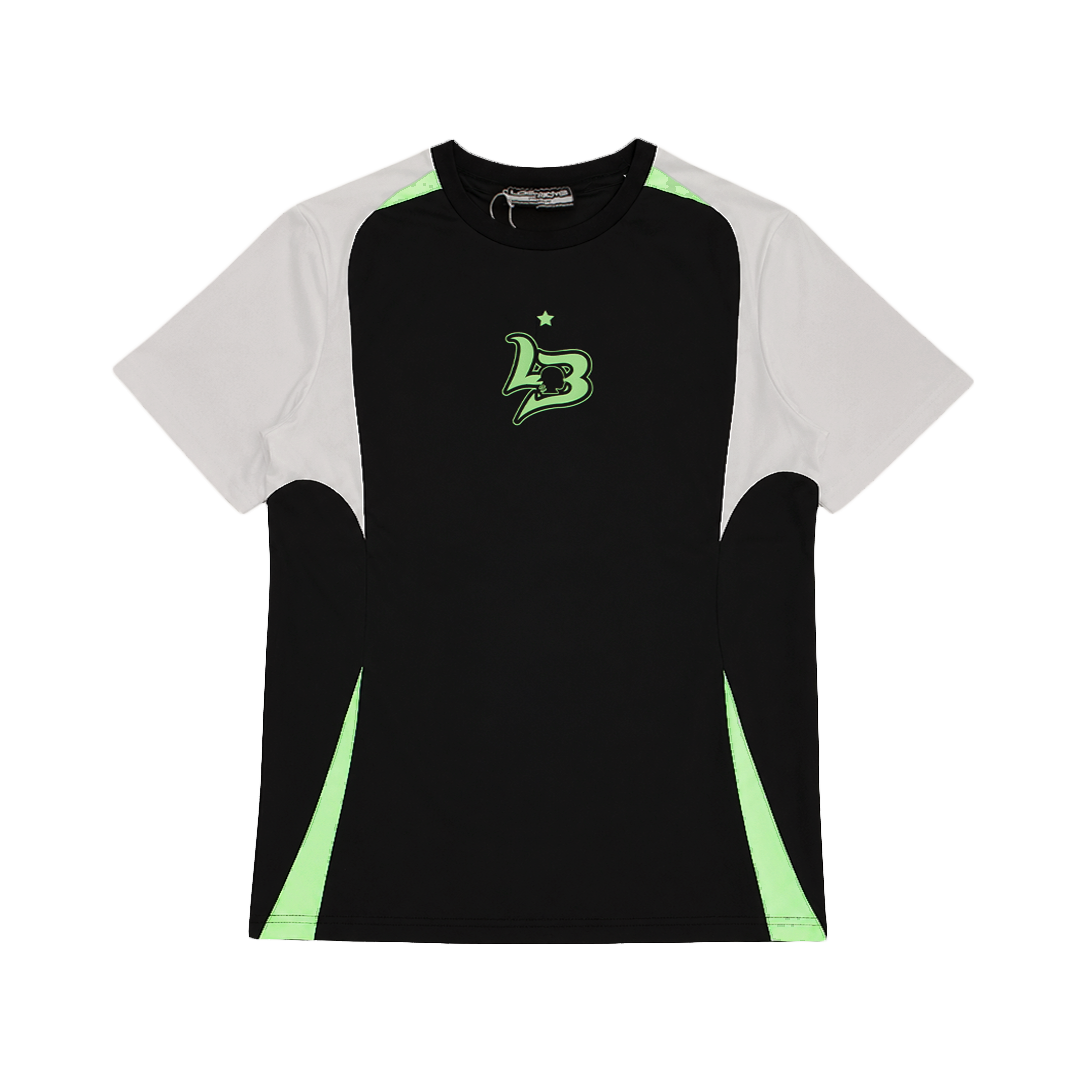 SPORTLIFE LIME BLACK JERSEY