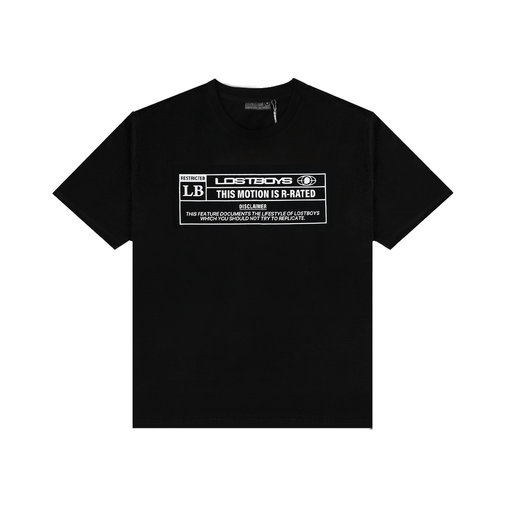 RATED R BLACK TEE