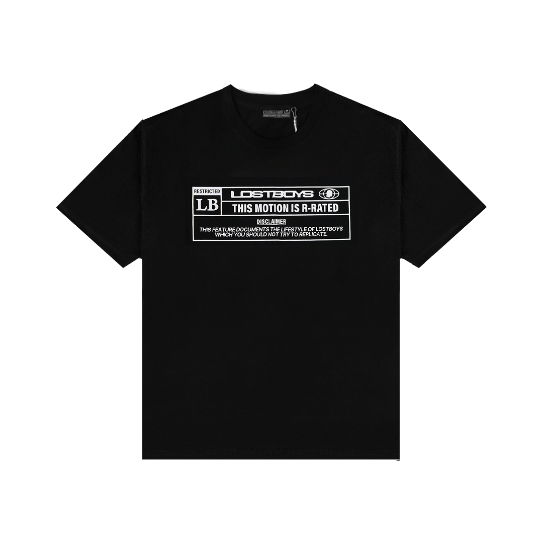 RATED R BLACK TEE