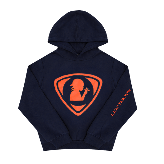 NAVY AND ORANGE SLB HOODIE