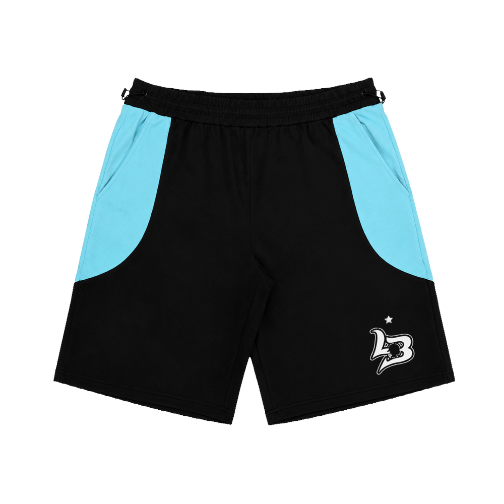 SPORTLIFE BLUE BLACK SHORTS
