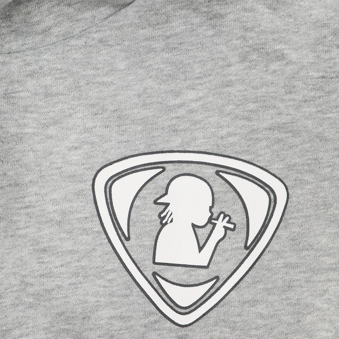 MARL GREY SLB ZIP HOODIE