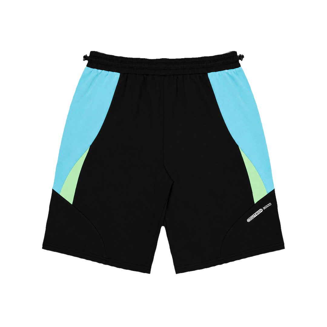 SPORTLIFE BLUE BLACK SHORTS