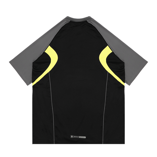 BLACK/YELLOW TRI-FIT TOP