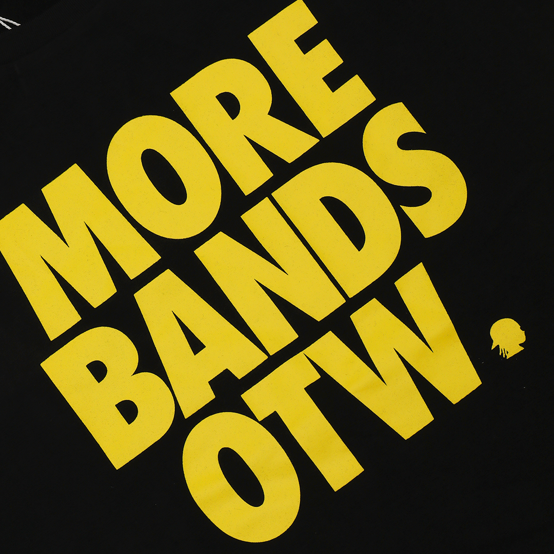 MORE BANDS WOMANS CROP - YELLOW