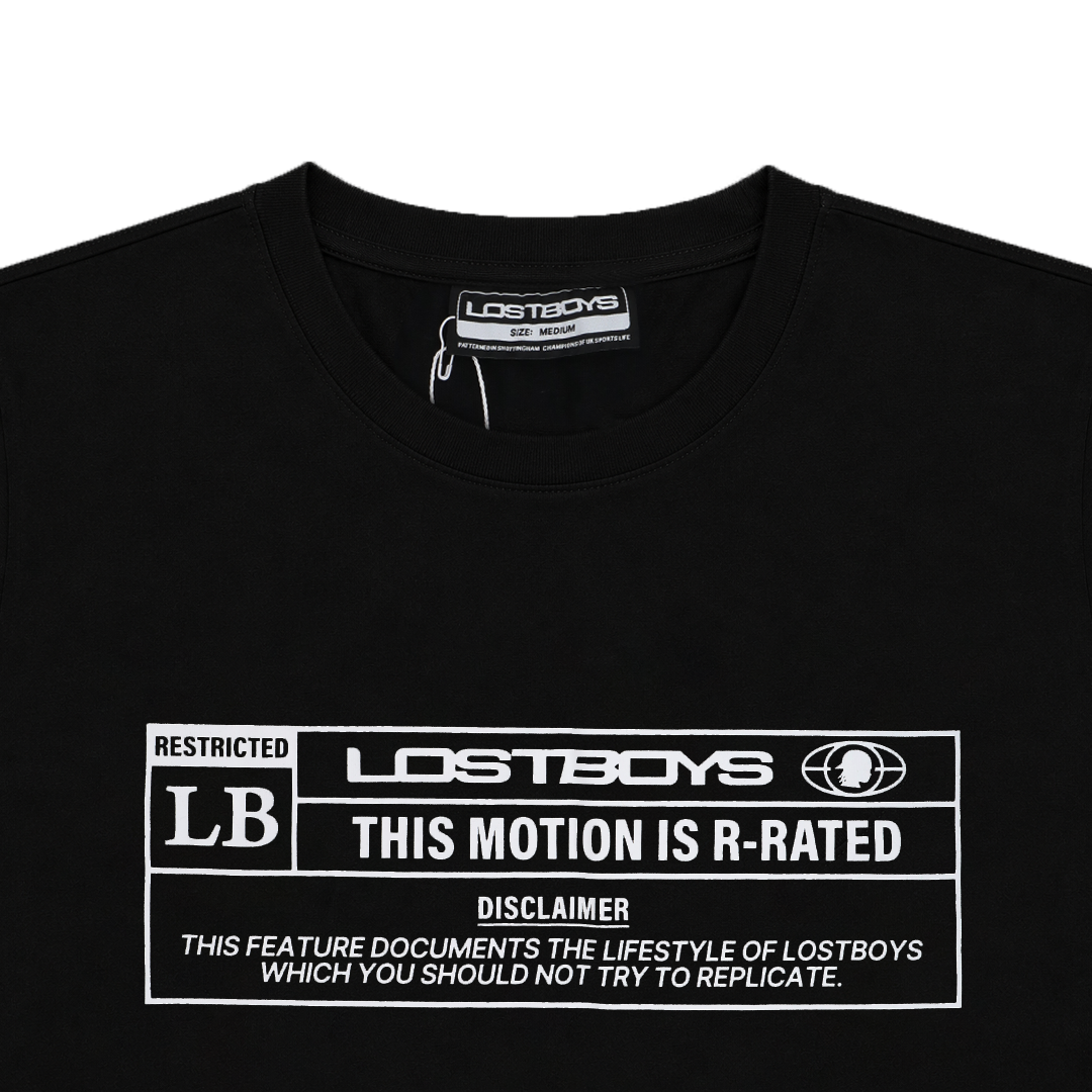 RATED R BLACK TEE