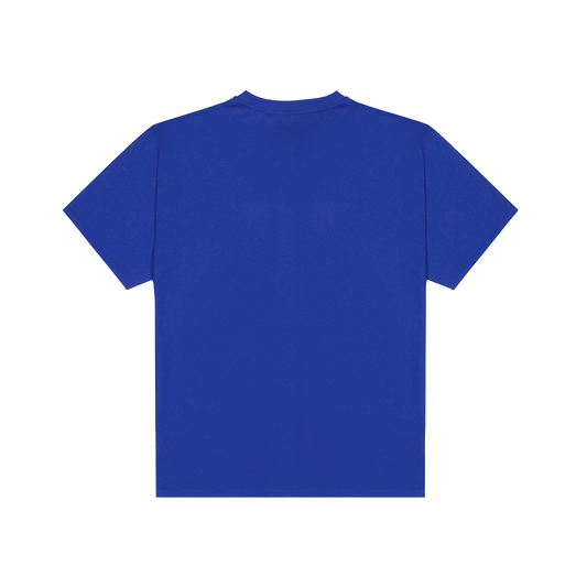 MORE BANDS WHITE ON BLUE