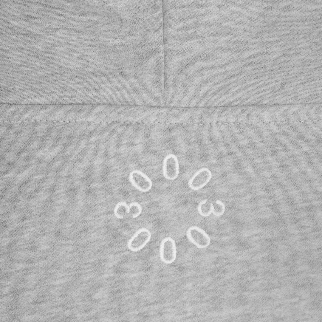 MARL GREY SLB ZIP HOODIE