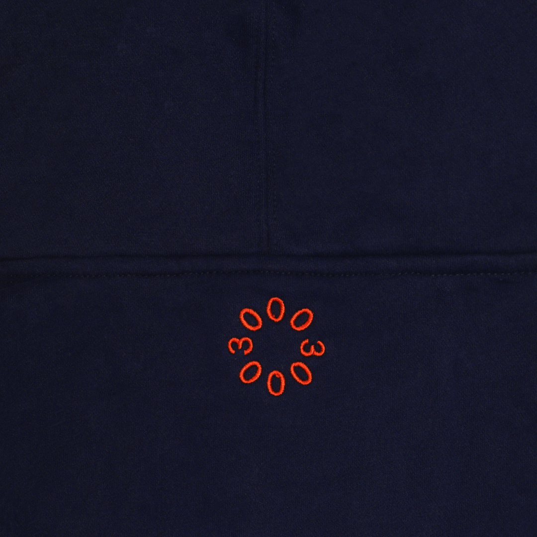 NAVY AND ORANGE SLB HOODIE