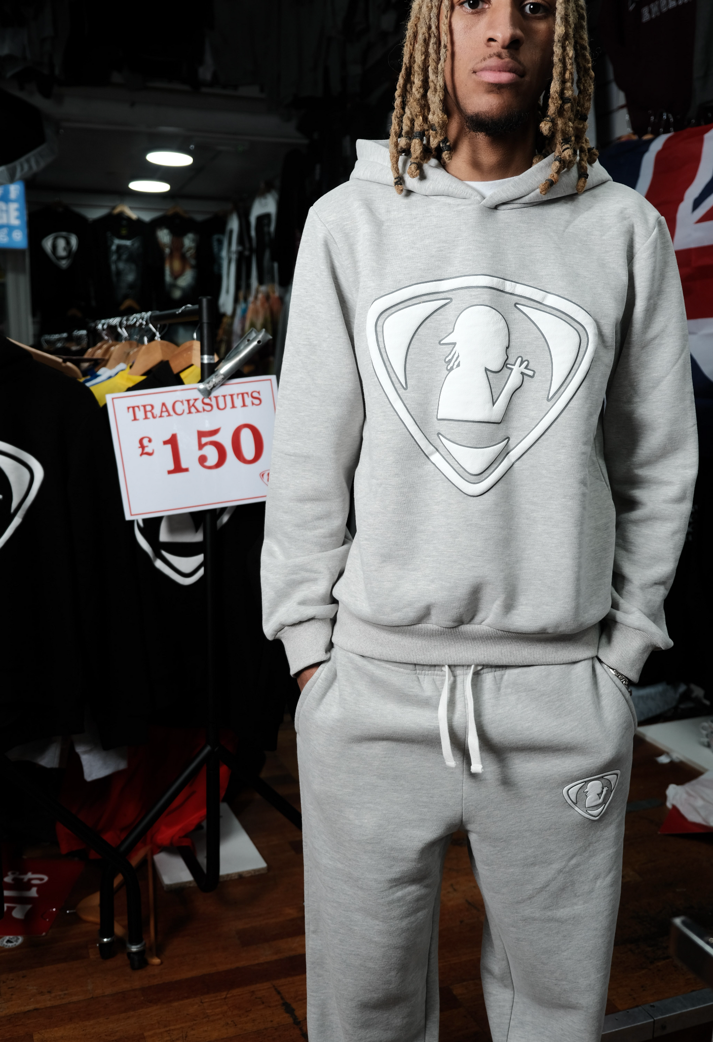 GREY SLB HOODIE