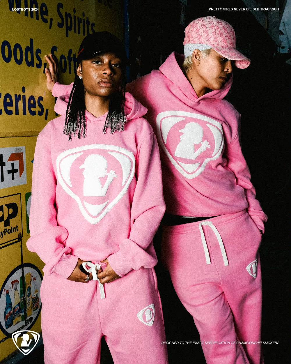 PINK SLB HOODIE