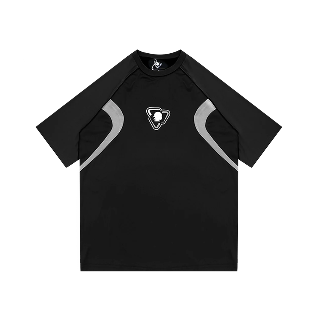 BLACK TRI FIT TOP