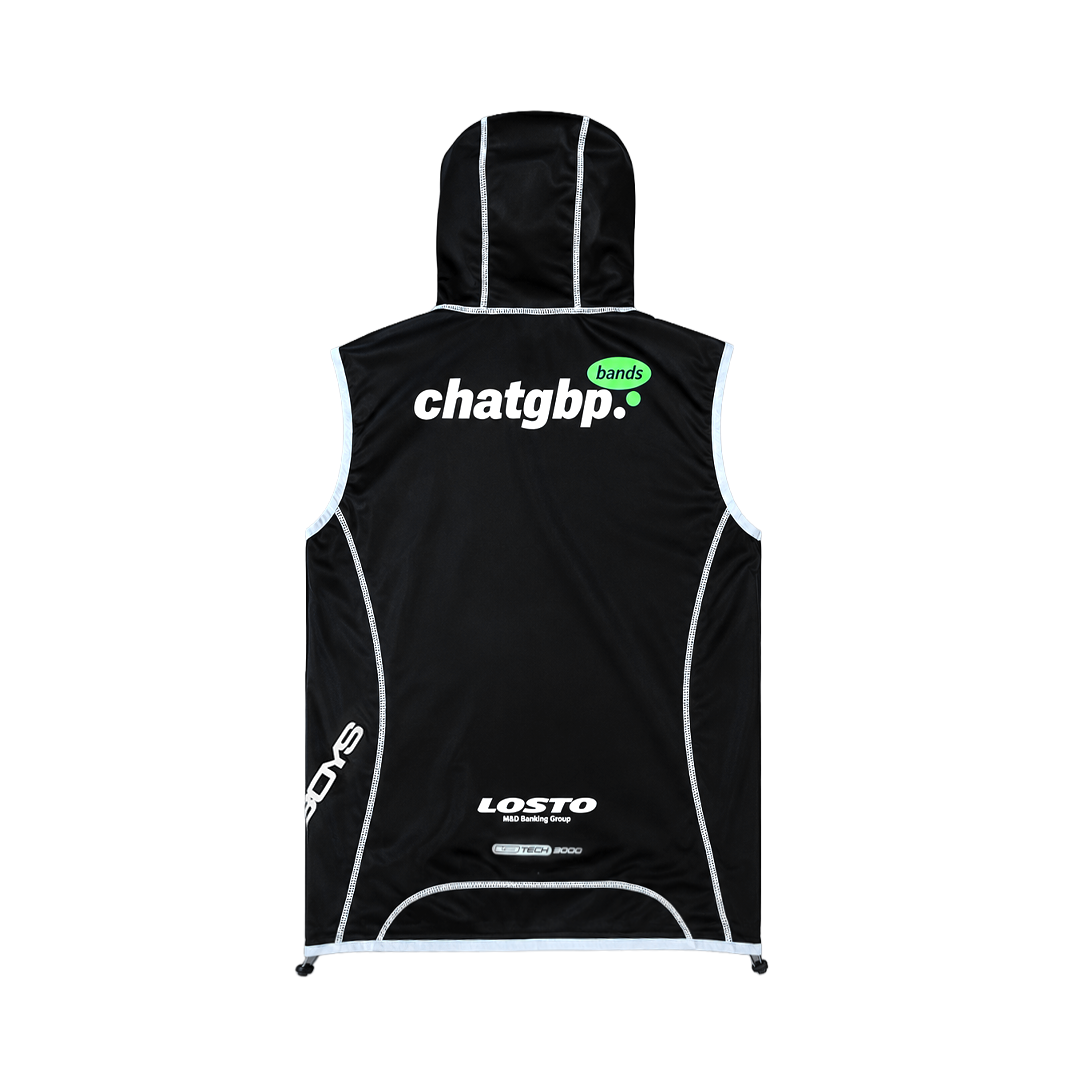 BLACK CHATGBP VEST