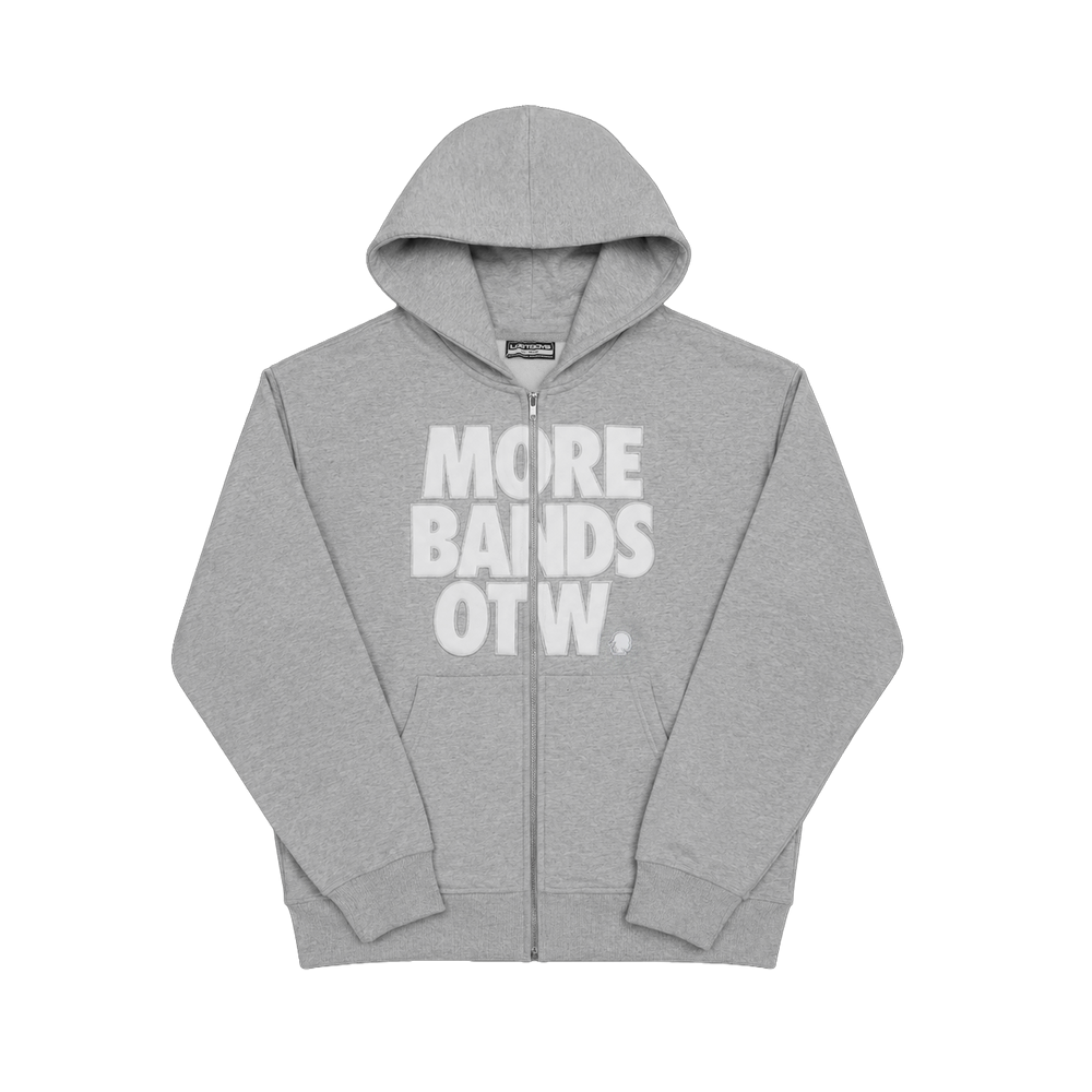 MORE BANDS OTW HOODIE - GREY