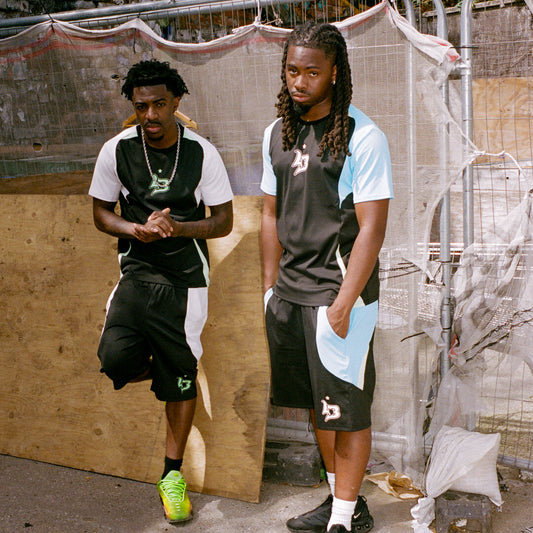 SPORTLIFE BLUE BLACK SHORTS