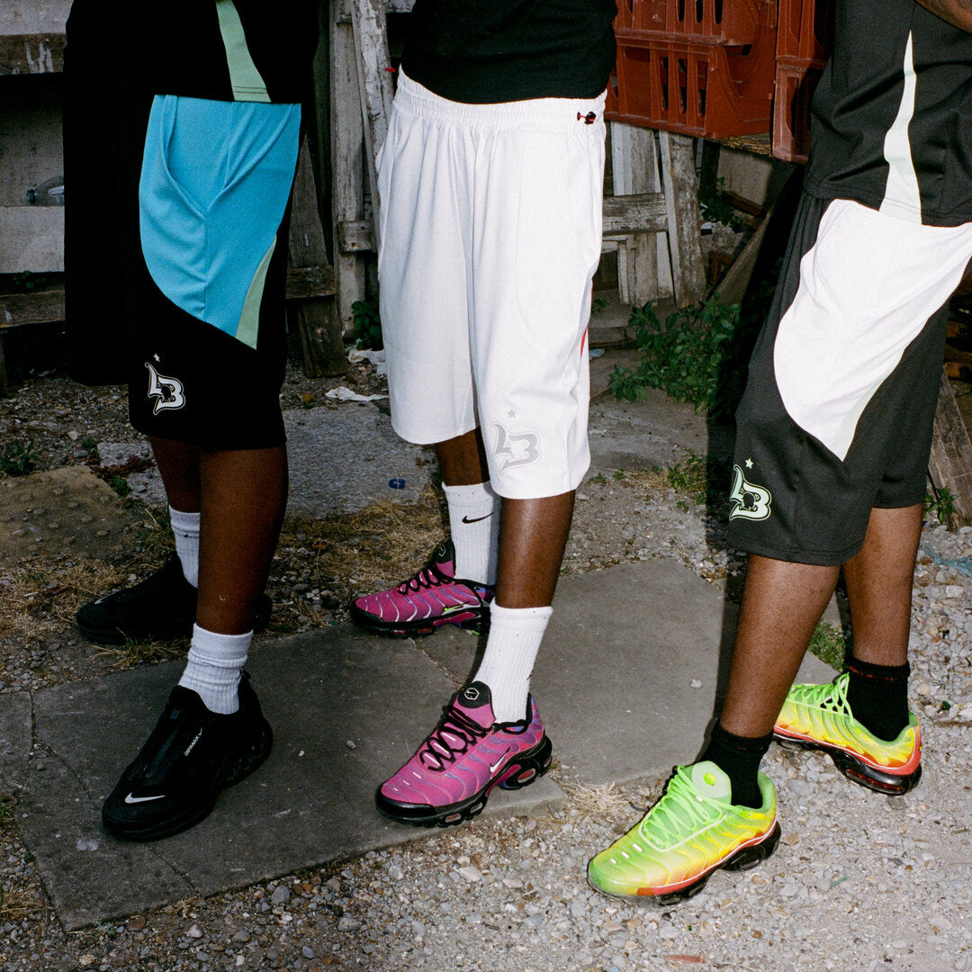 SPORTLIFE LIME BLACK SHORTS